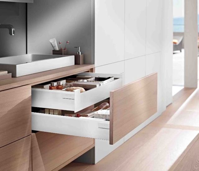 Tiroirs de meuble de salle de bain sur mesure Castellanos