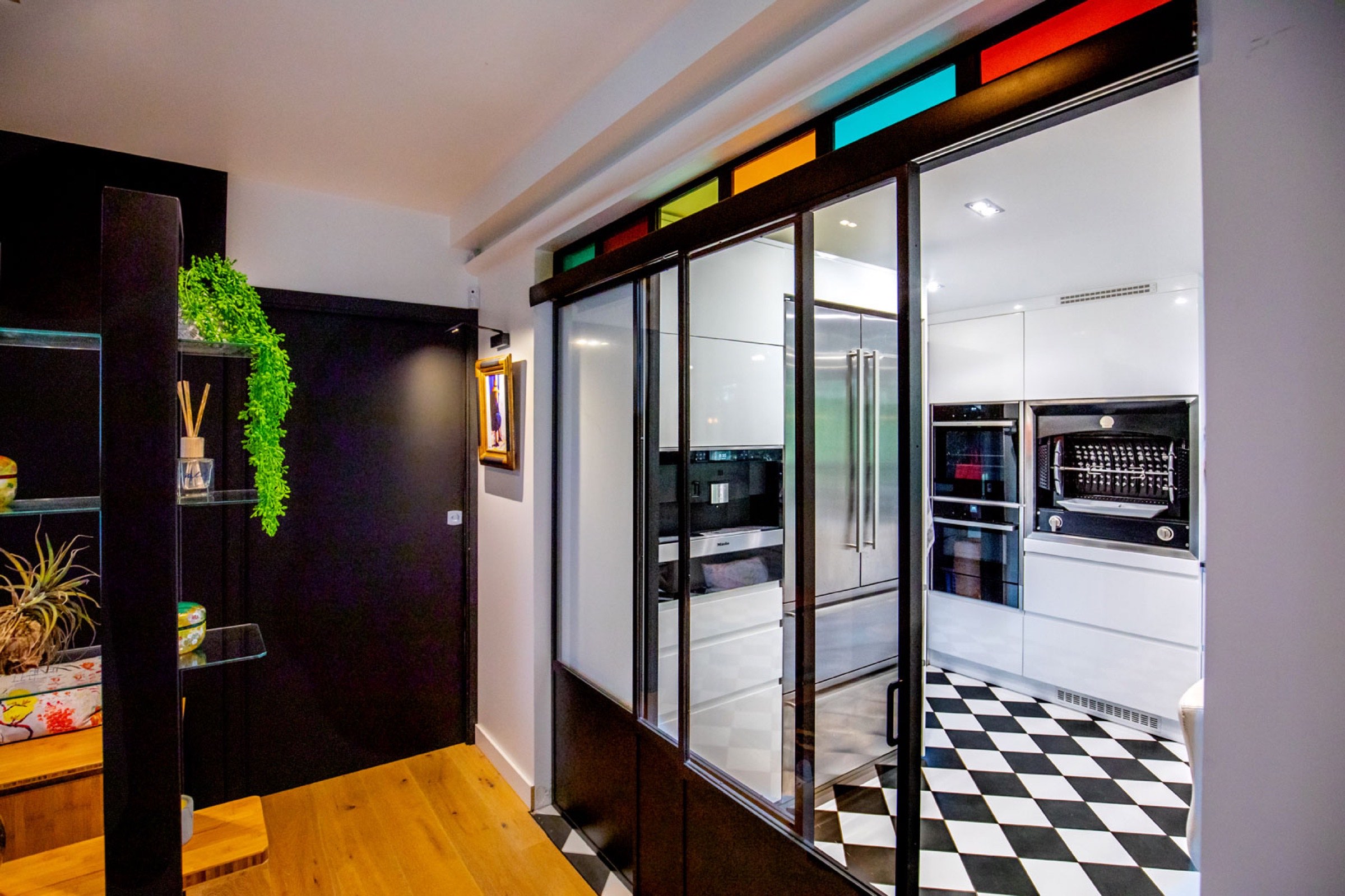 cuisine moderne bois noir