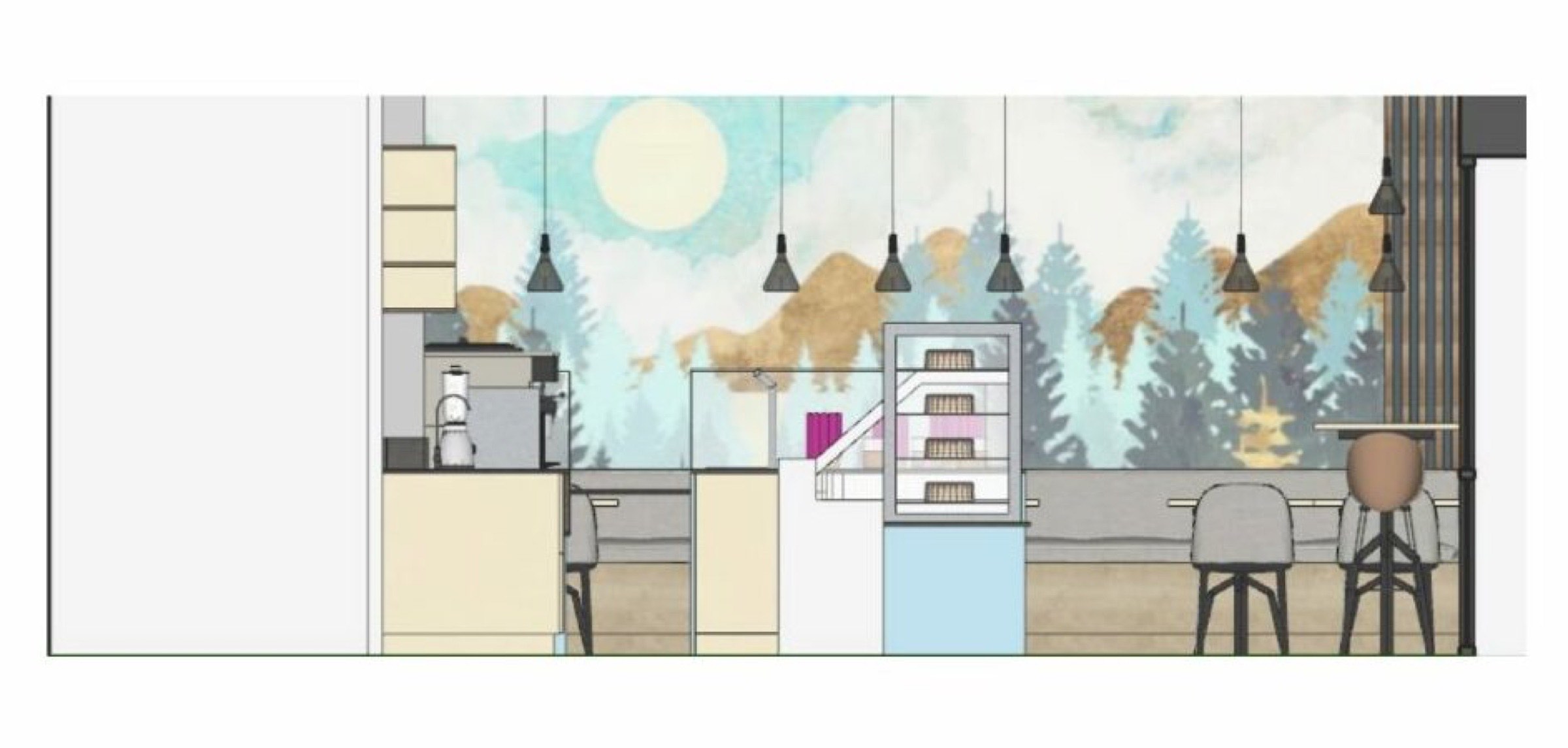 croquis plan architecture castellanos