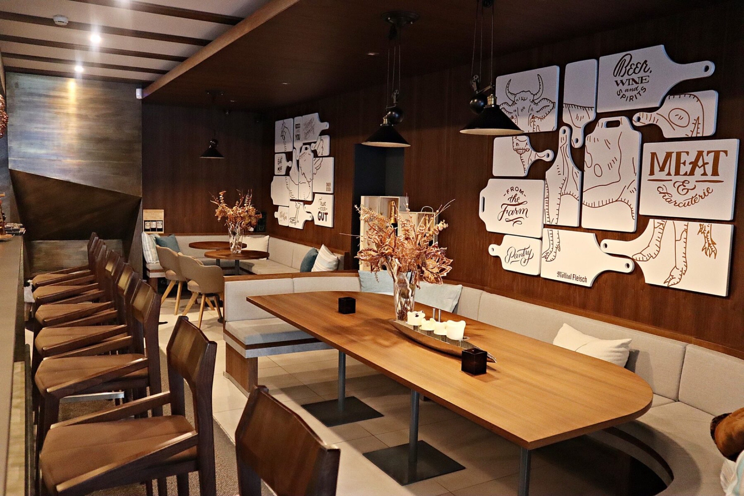am&eacute;nagement restaurant banquette