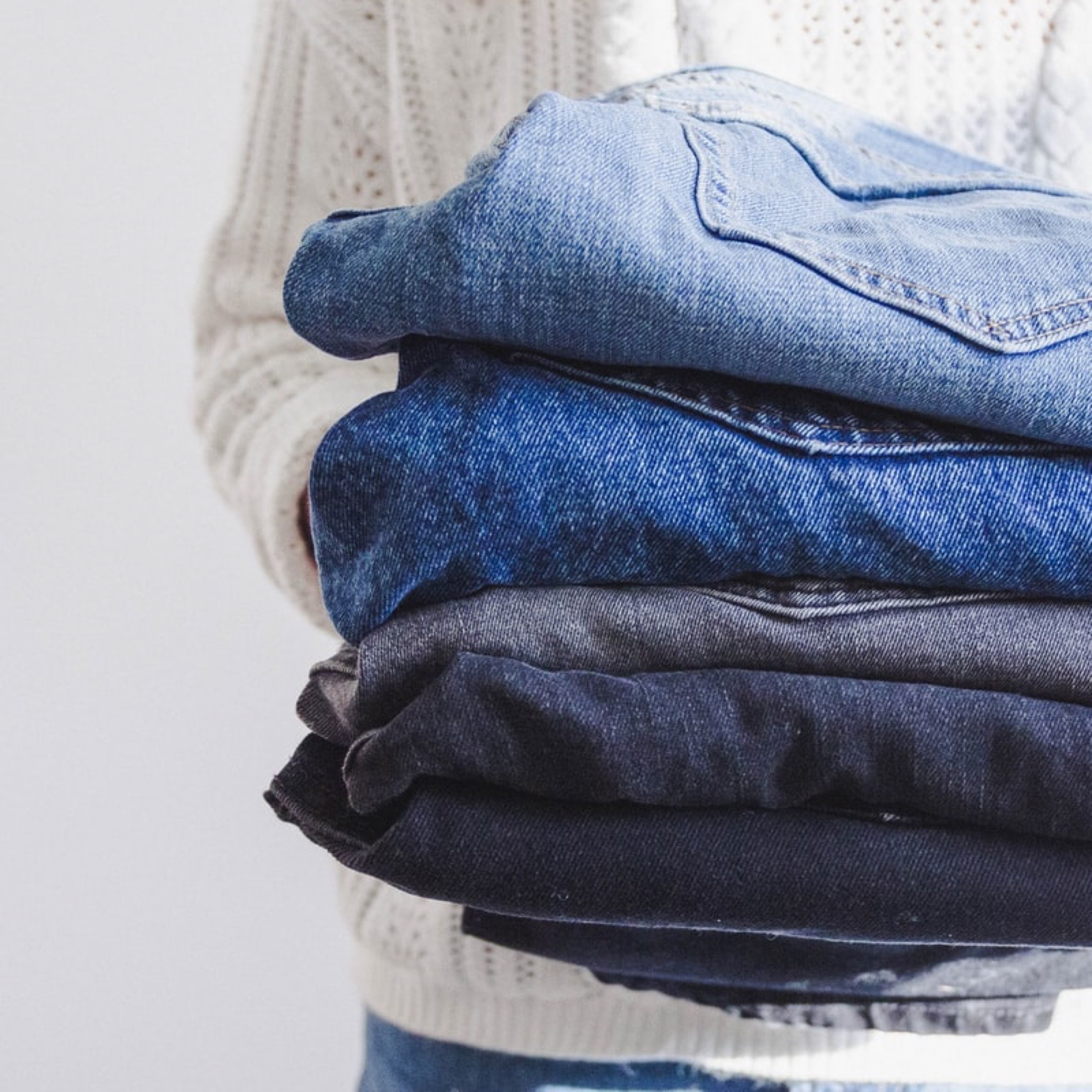 vêtements jeans pile