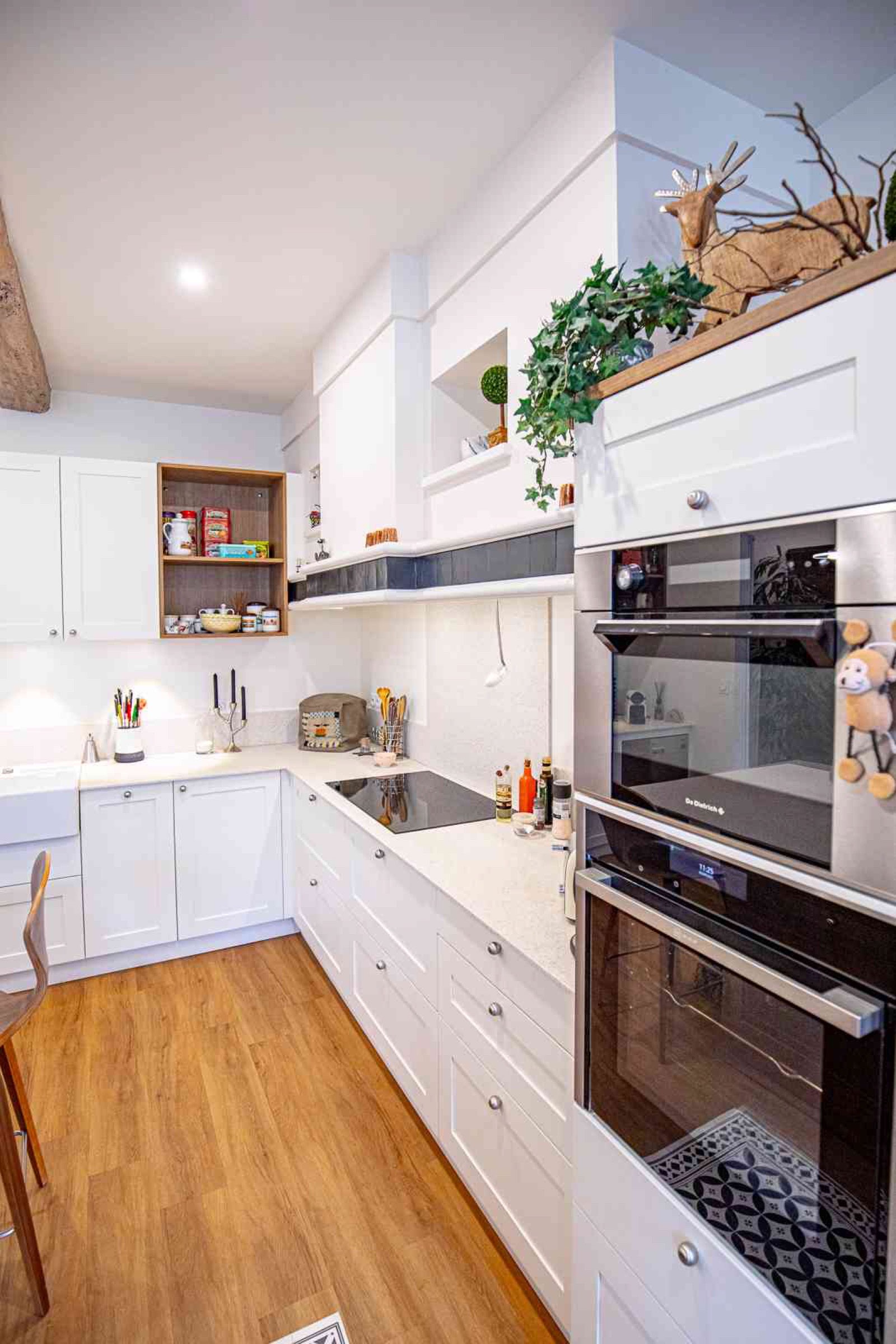 Refaire sa cuisine avec Castellanos - Cuisine blanche moderne