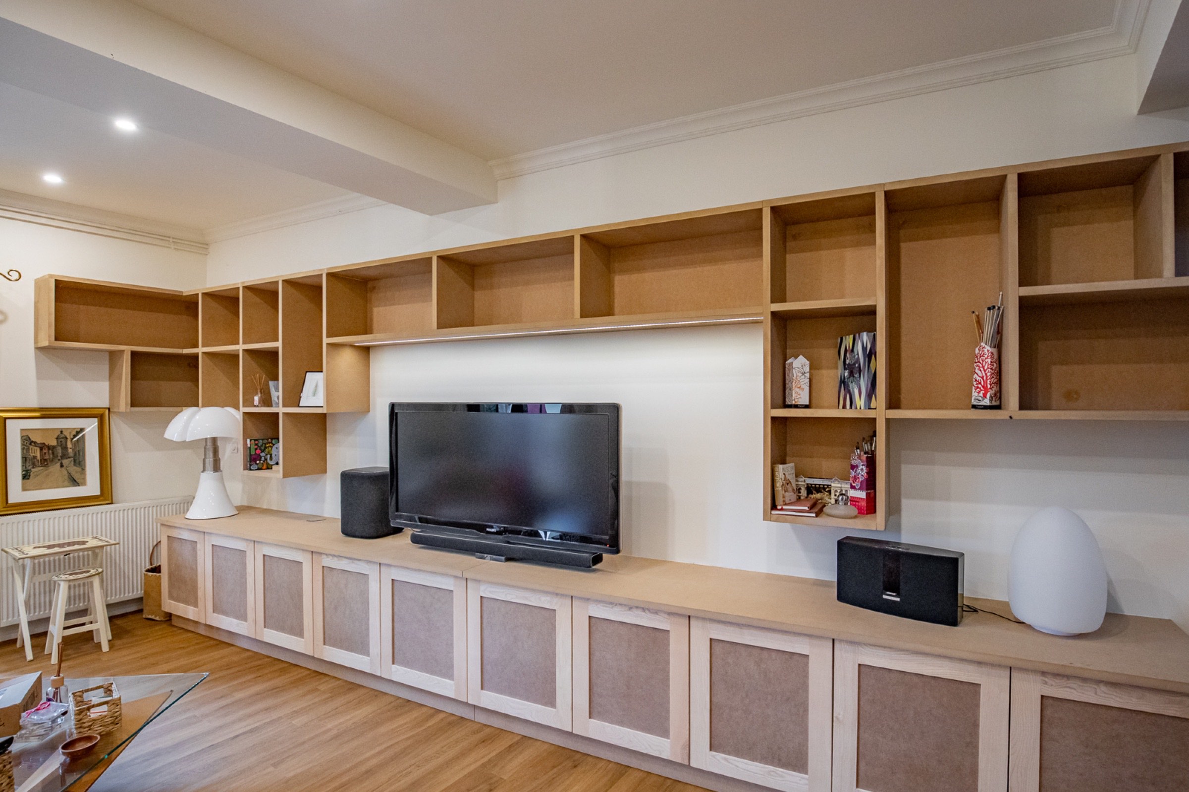 salon design meuble rangement mobilier castellanos