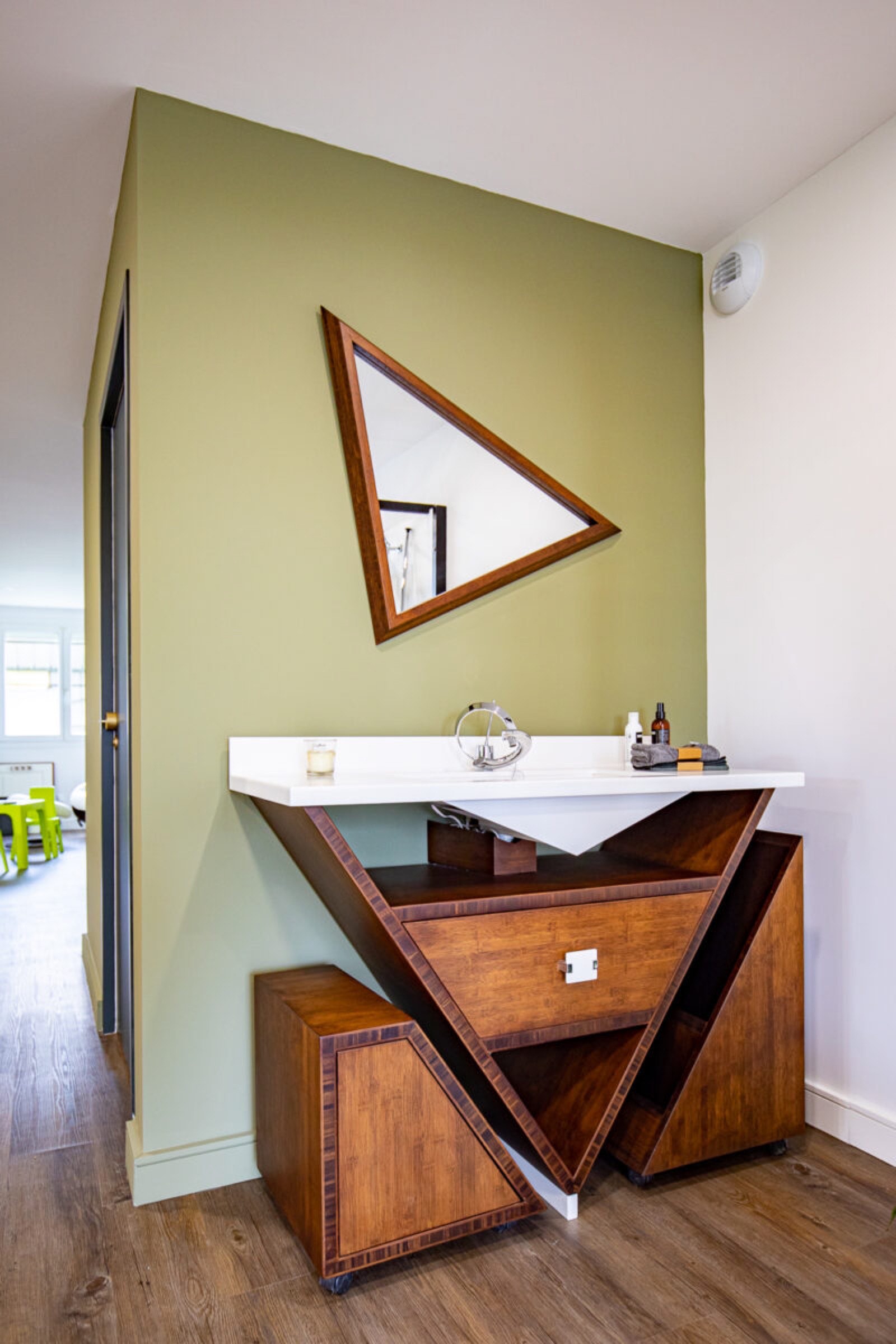 meuble salle de bain vasque sur mesure