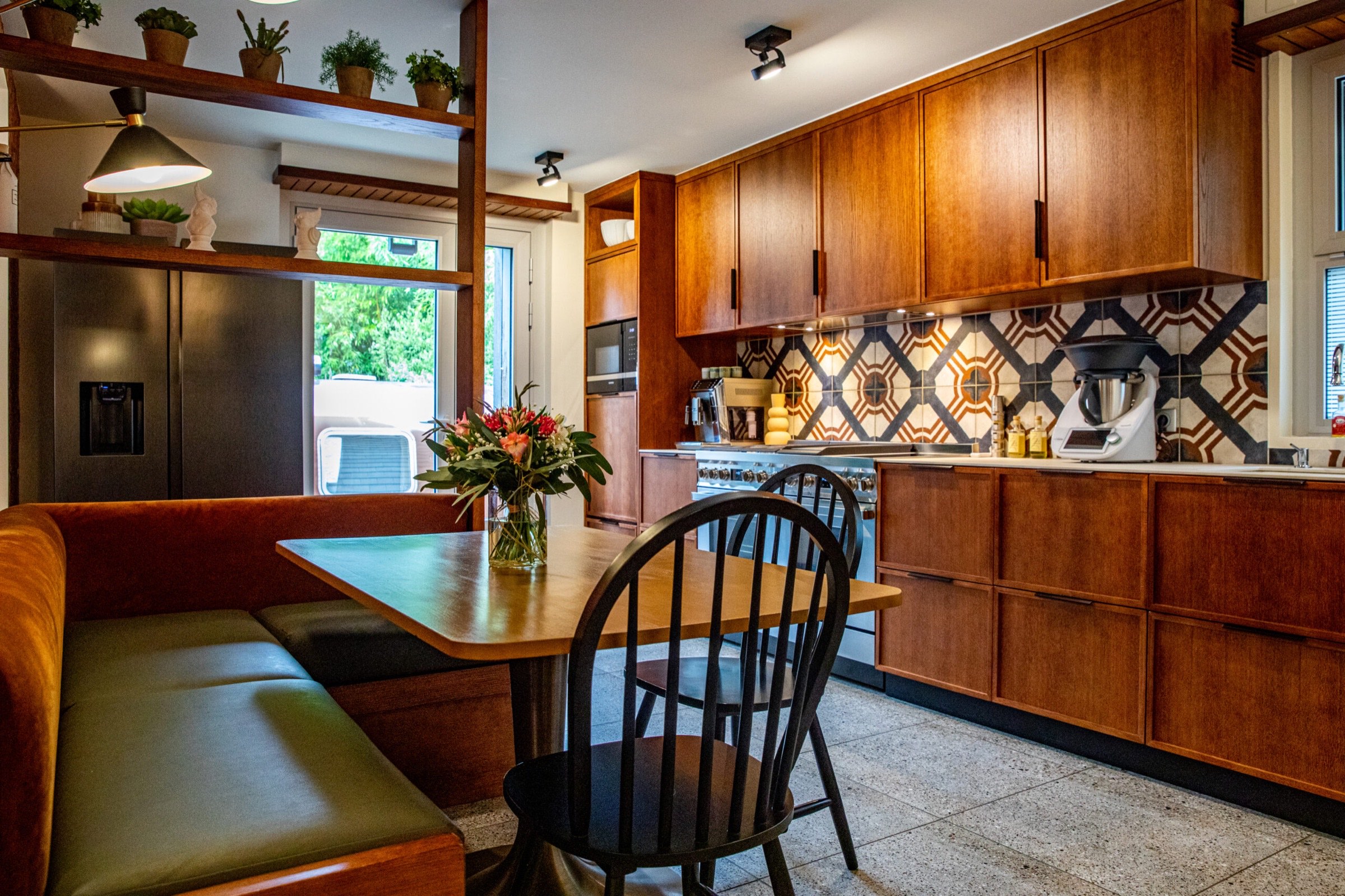 r&eacute;novation cuisine banquette ann&eacute;es 60