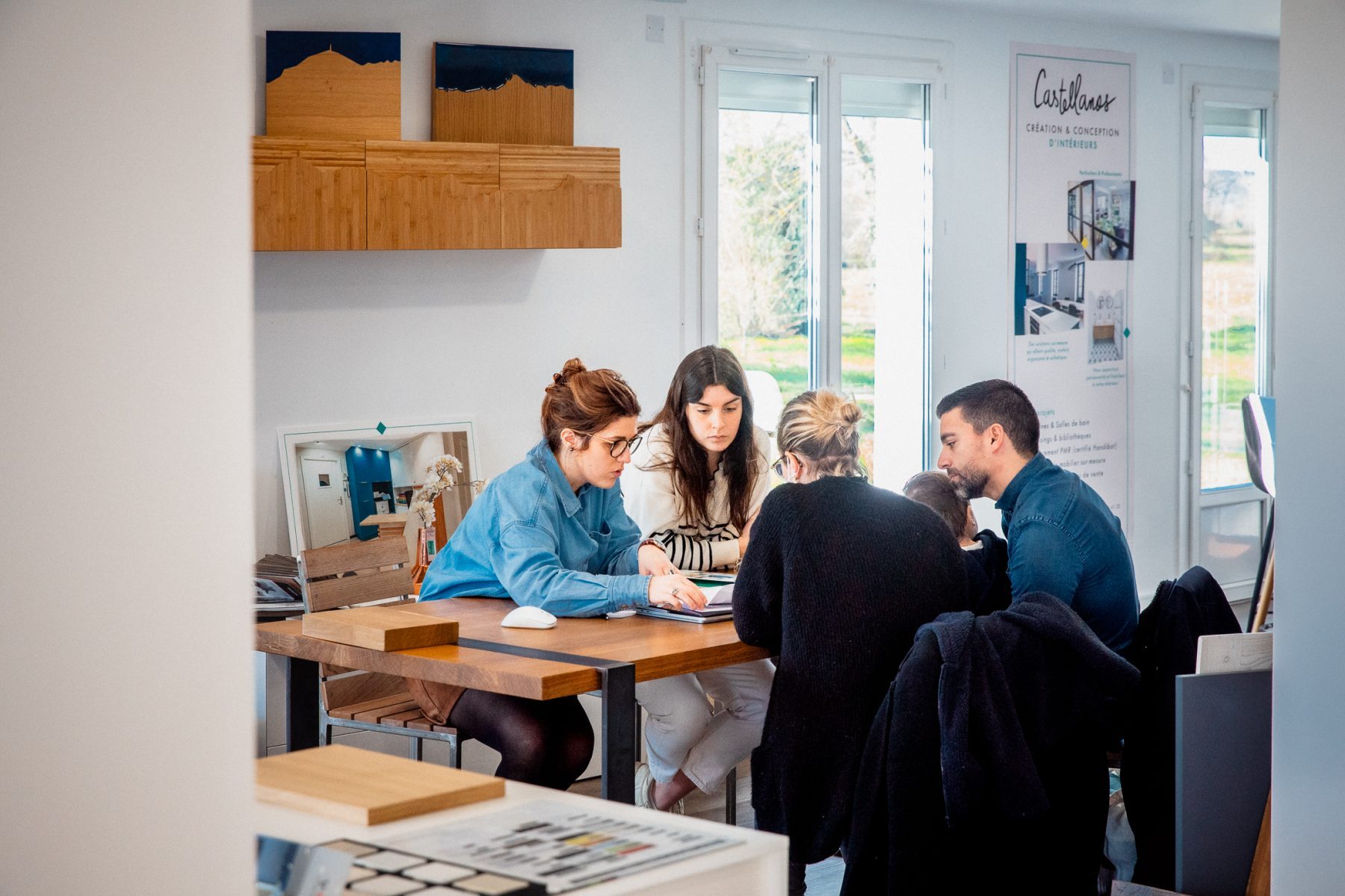 Rendez-vous client et &eacute;co-conception &mdash;&nbsp;agencement Castellanos