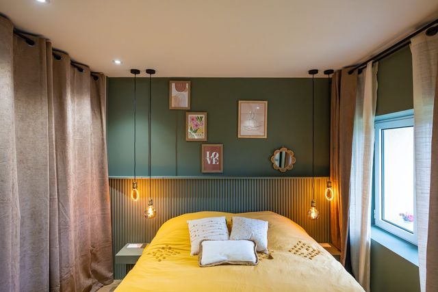 Suite parentale Castellanos &agrave; Nay &mdash;&nbsp;douche et rangements