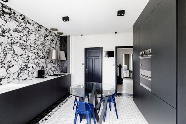 Fa&ccedil;ades laqu&eacute;es anthracite finition mat &mdash;&nbsp;cuisine &agrave; Tarbes