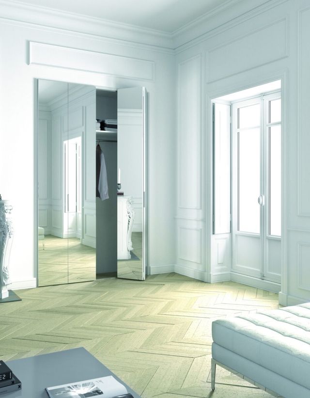 Haussmann porte miroir