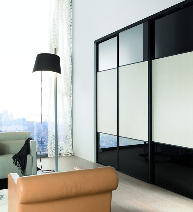 Porte placard Trio VL noire