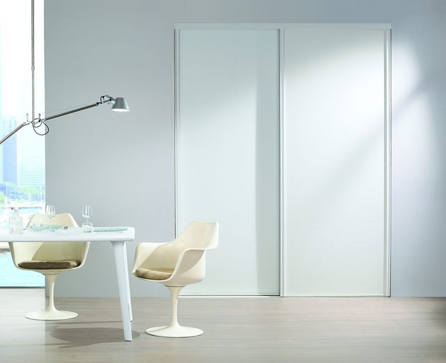 Porte placard Wave Blanc