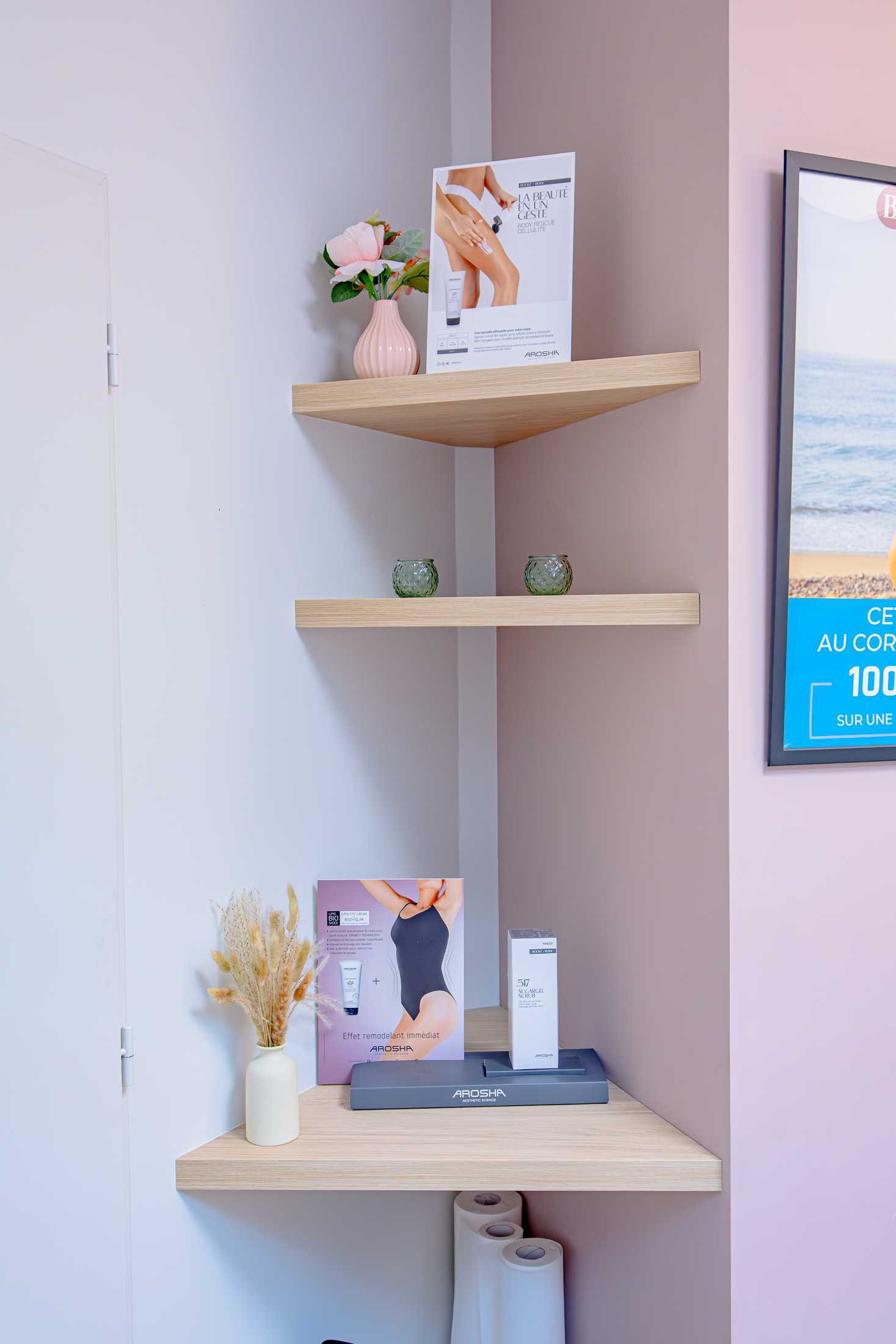 agencement int&eacute;rieur d'un espace beaut&eacute;