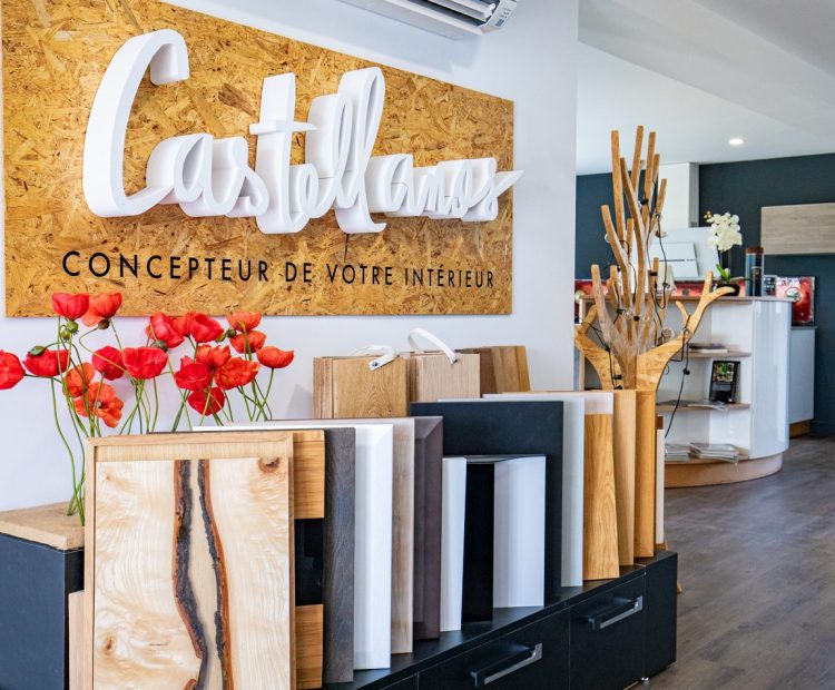 Showroom d'une entreprise d'agencement intérieur